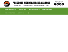 Tablet Screenshot of prescottmtb.com